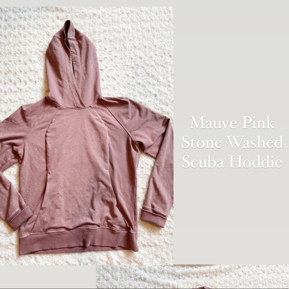 LULULEMON: Mauve Pink Scuba Pullover